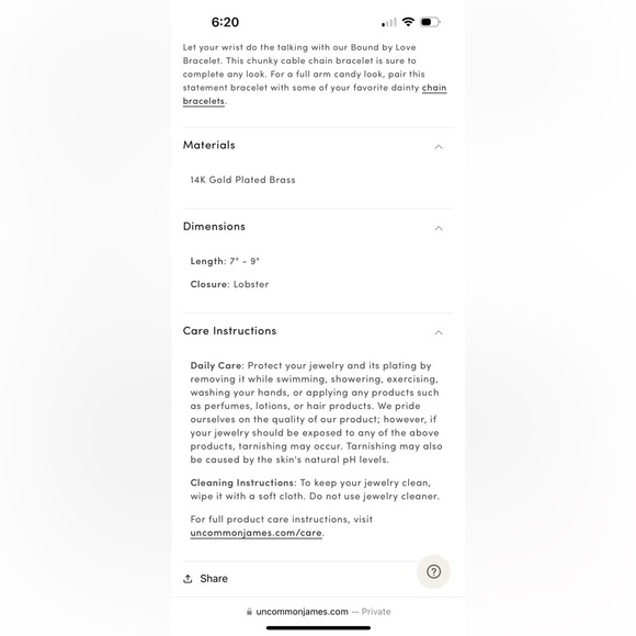 Uncommon James Gold 14K Gold Plated Brass Jewelry - Picture 2 of 15